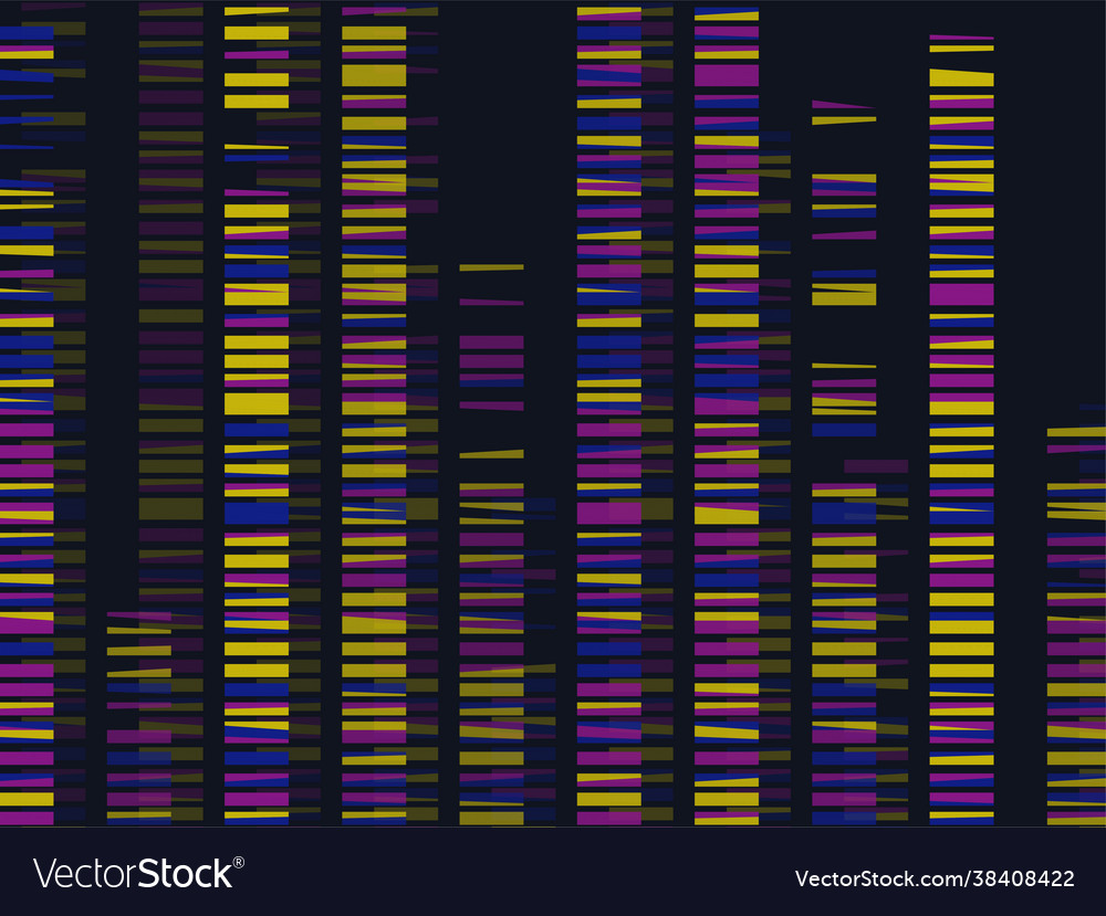 Colourful Medical Dna Royalty Free Vector Image