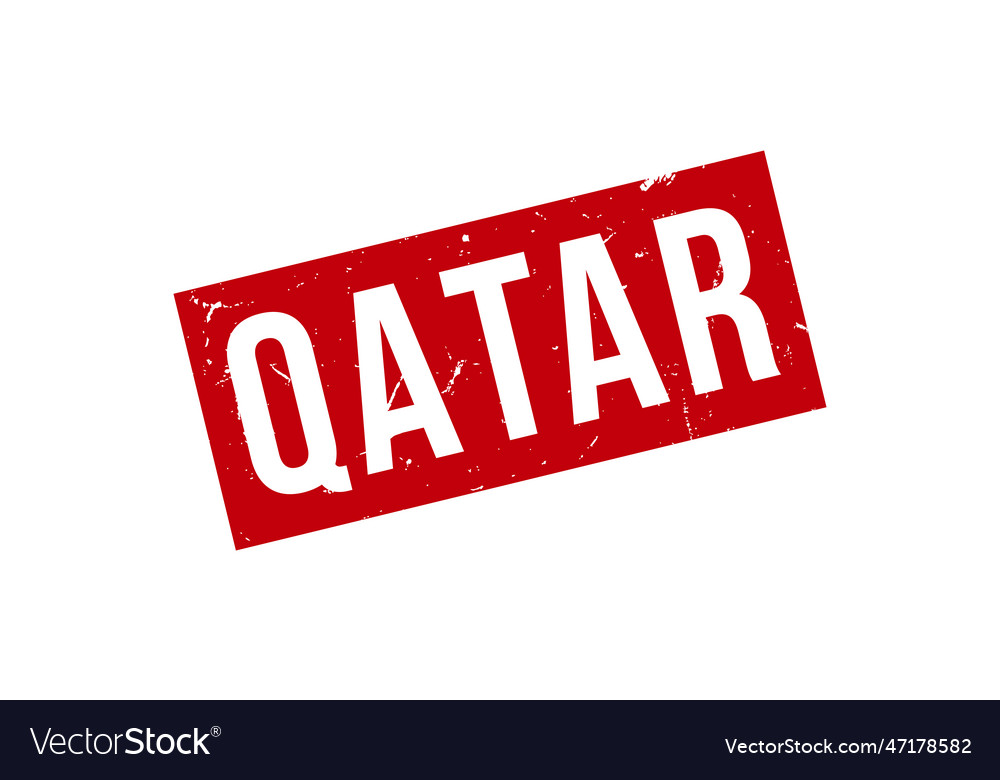 Qatar Rubber Stamp Seal Royalty Free Vector Image