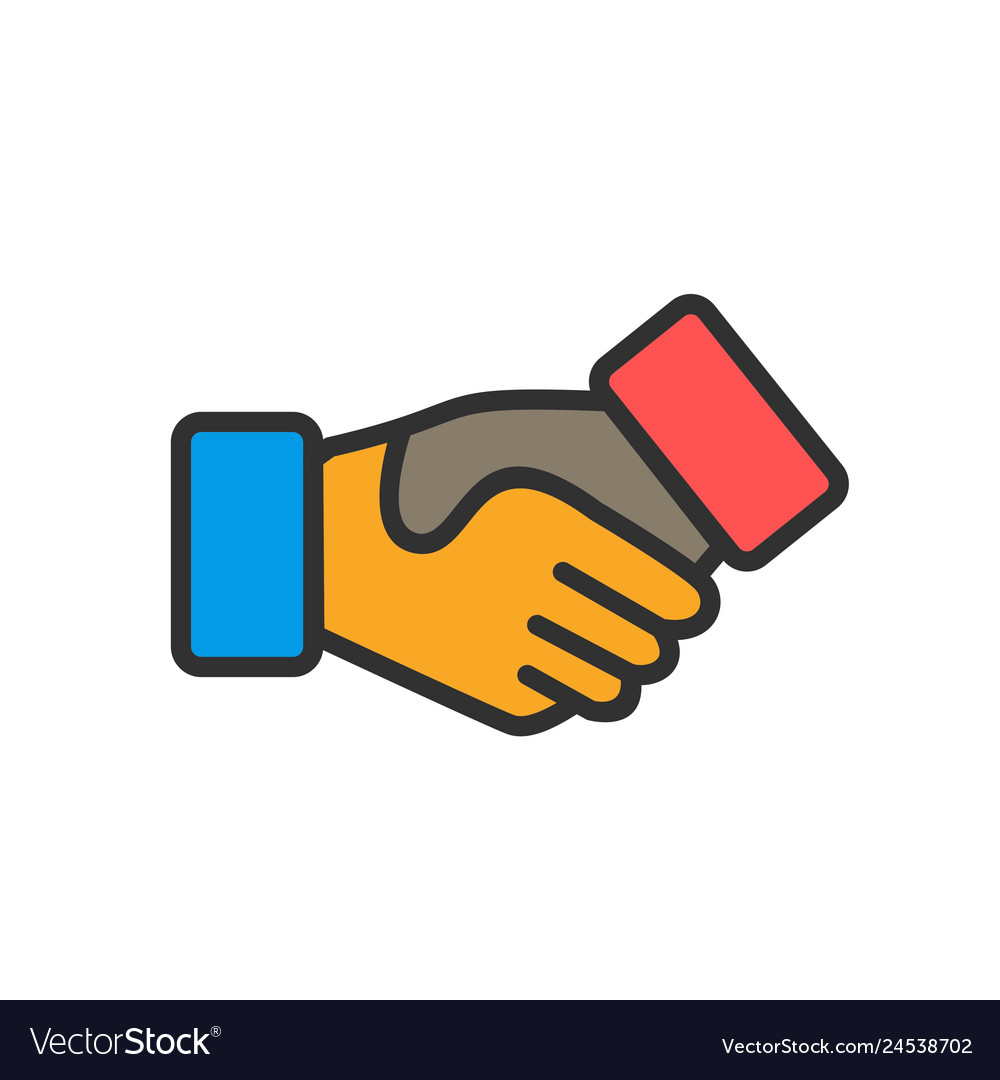 Handshake Icon Royalty Free Vector Image VectorStock