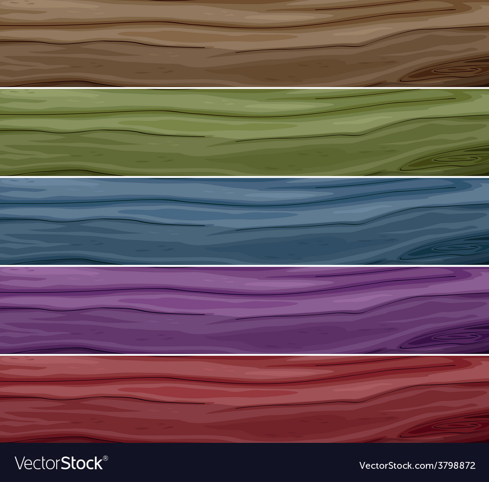 Set Wood Royalty Free Vector Image VectorStock