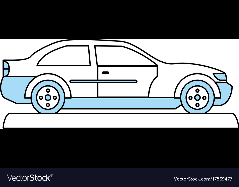 Car Sideview Icon Image Royalty Free Vector Image