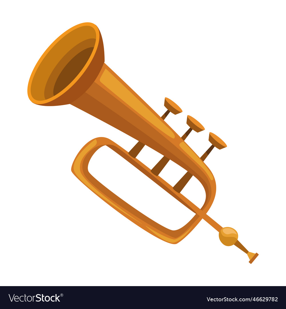 Trumpet Instrument Musical Royalty Free Vector Image