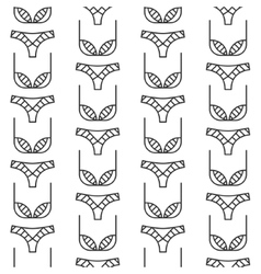 Fashion Sexy Lingerie Seamless Pattern Royalty Free Vector