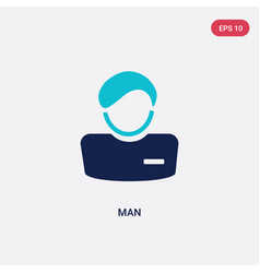 Two Color Ceo Man Icon From People Concept Vector Image