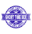 Scratched Textured Vip Sex Stamp Seal Royalty Free Vector