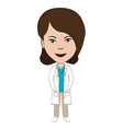 Female Doctor Royalty Free Vector Image Vectorstock