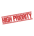 High Priority Stamp Royalty Free Vector Image Vectorstock