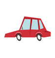 Car Van Sideview Cartoon Icon Imag Royalty Free Vector Image