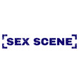 Scratched Textured Vip Sex Stamp Seal Royalty Free Vector