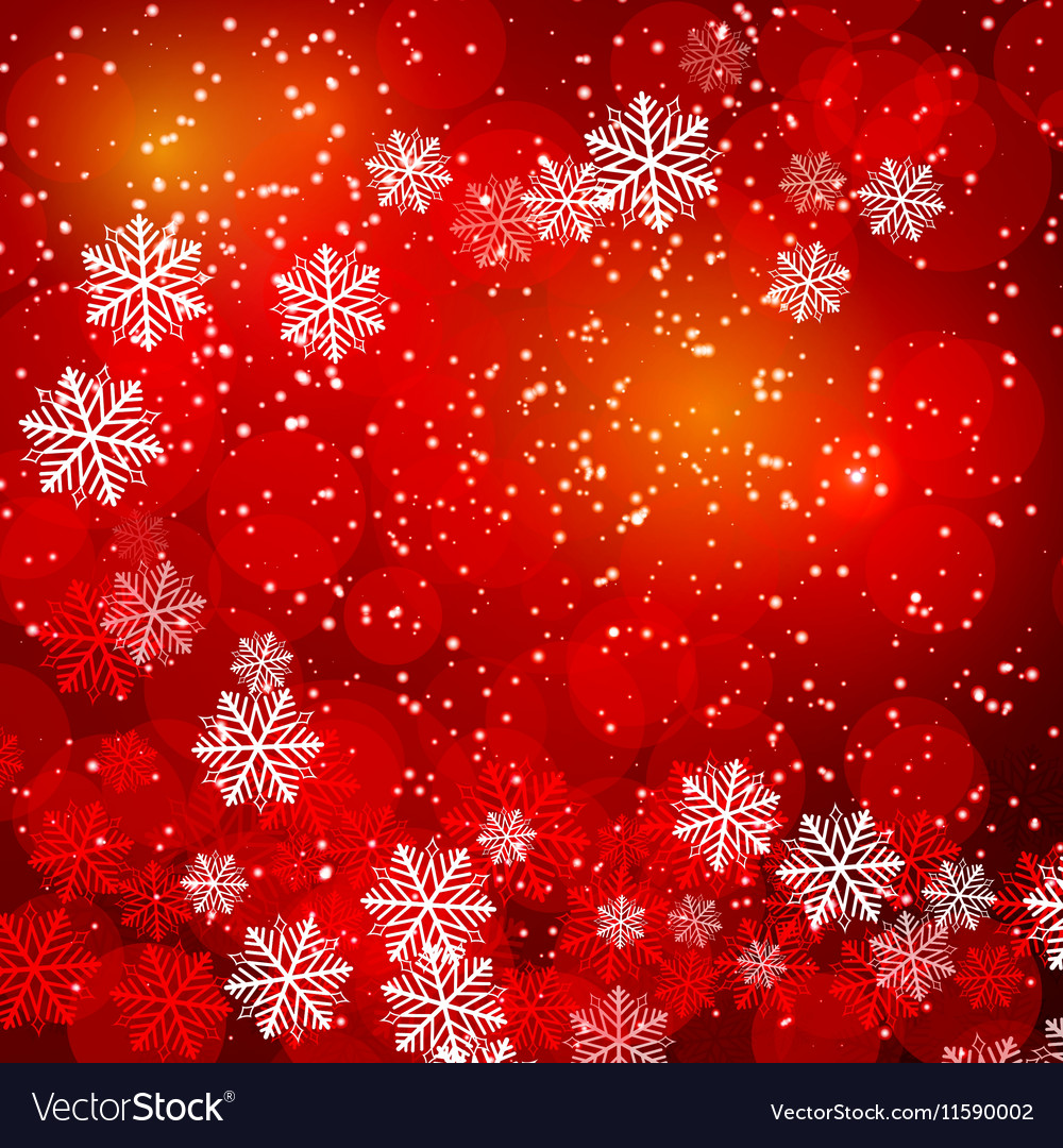 Red christmas background Royalty Free Vector Image