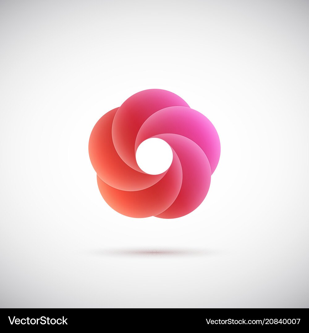 Abstract wave logo Royalty Free Vector Image - VectorStock