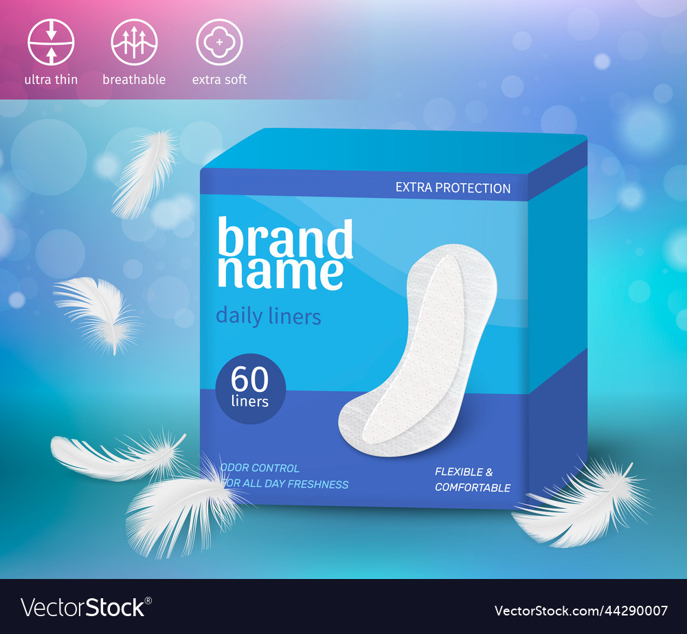 Feminine Hygiene Poster Royalty Free Vector Image 6748