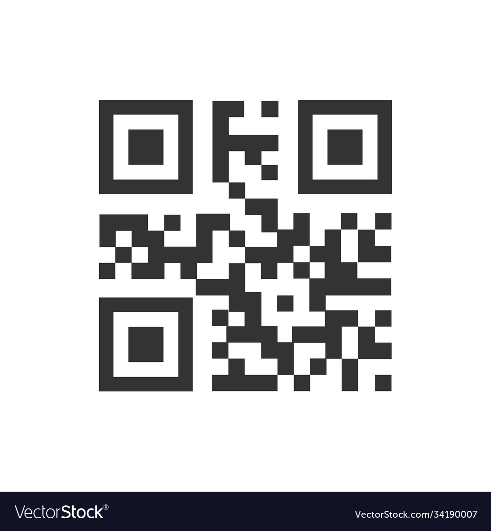 Qr code icon images Royalty Free Vector Image - VectorStock