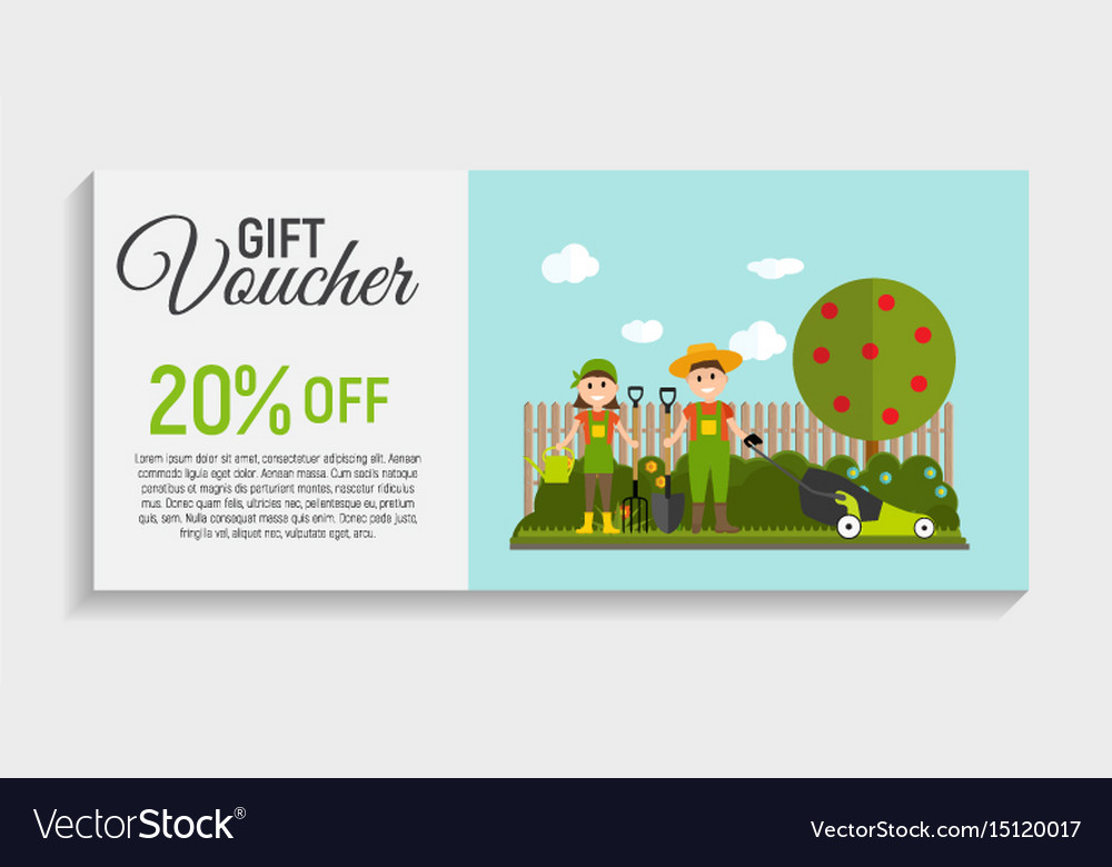 Gift voucher template background Royalty Free Vector Image