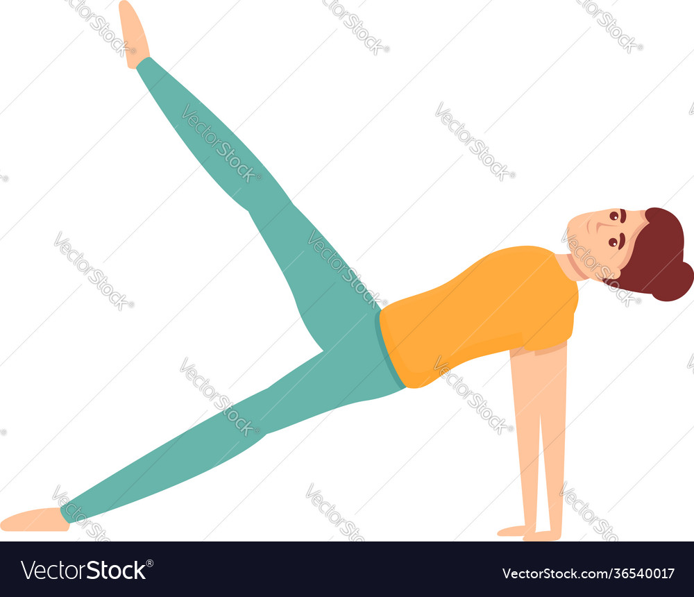 Pilates yoga icon cartoon style Royalty Free Vector Image Pilates yoga icon cartoon style Royalty Free Vector Image