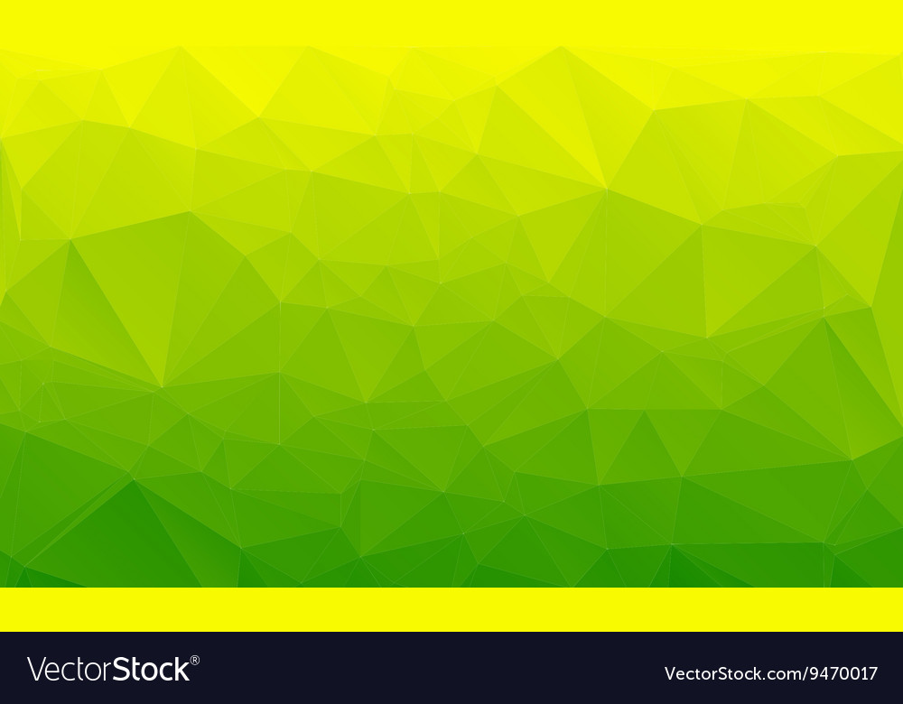 Shades Of Green Abstract Polygonal Geometric Vector Image