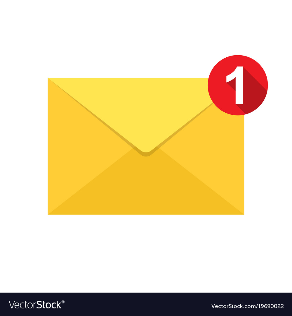 New Email Incoming Message Royalty Free Vector Image