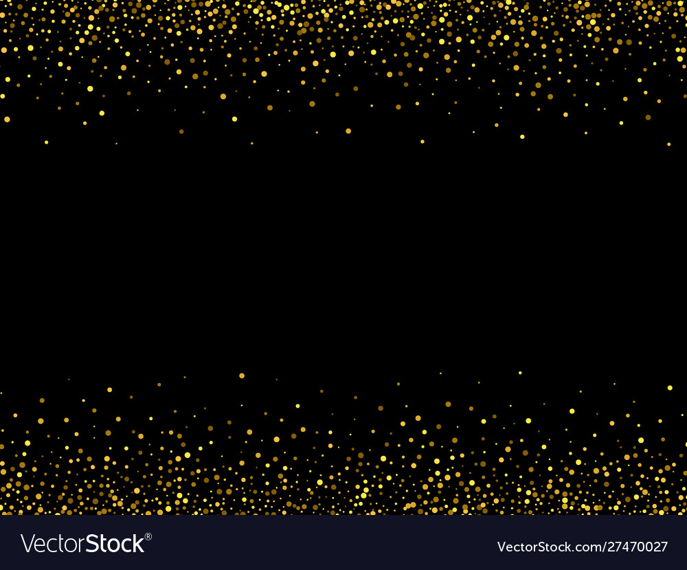 black background with glitter