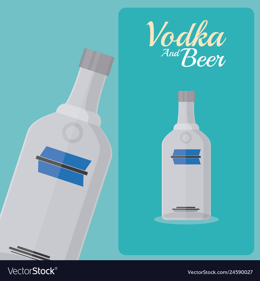 Imprimir Vodka And Beer Royalty Free Vector Image