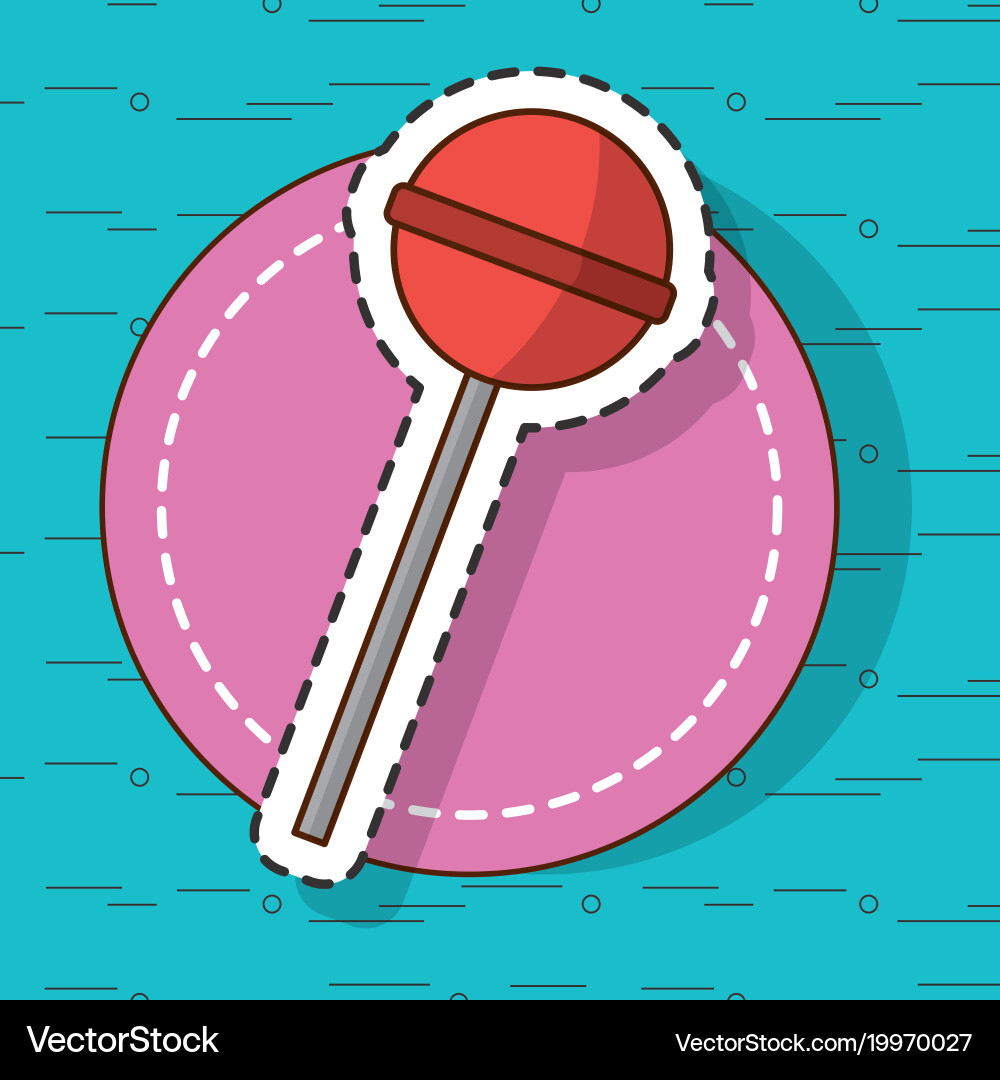 Red candy design Royalty Free Vector Image - VectorStock