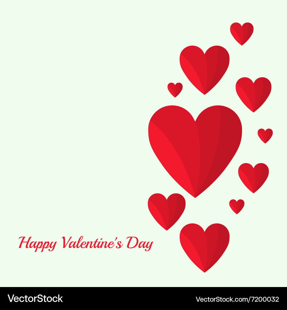 Abstract background heart Royalty Free Vector Image