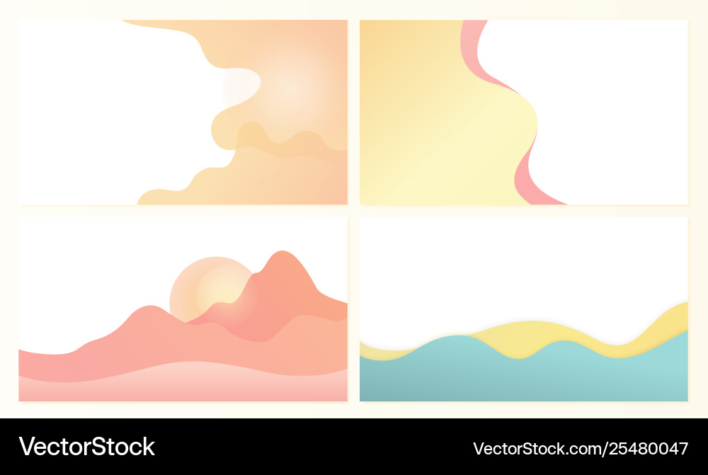 Design Web Page Business Banner Abstraction Vector Image