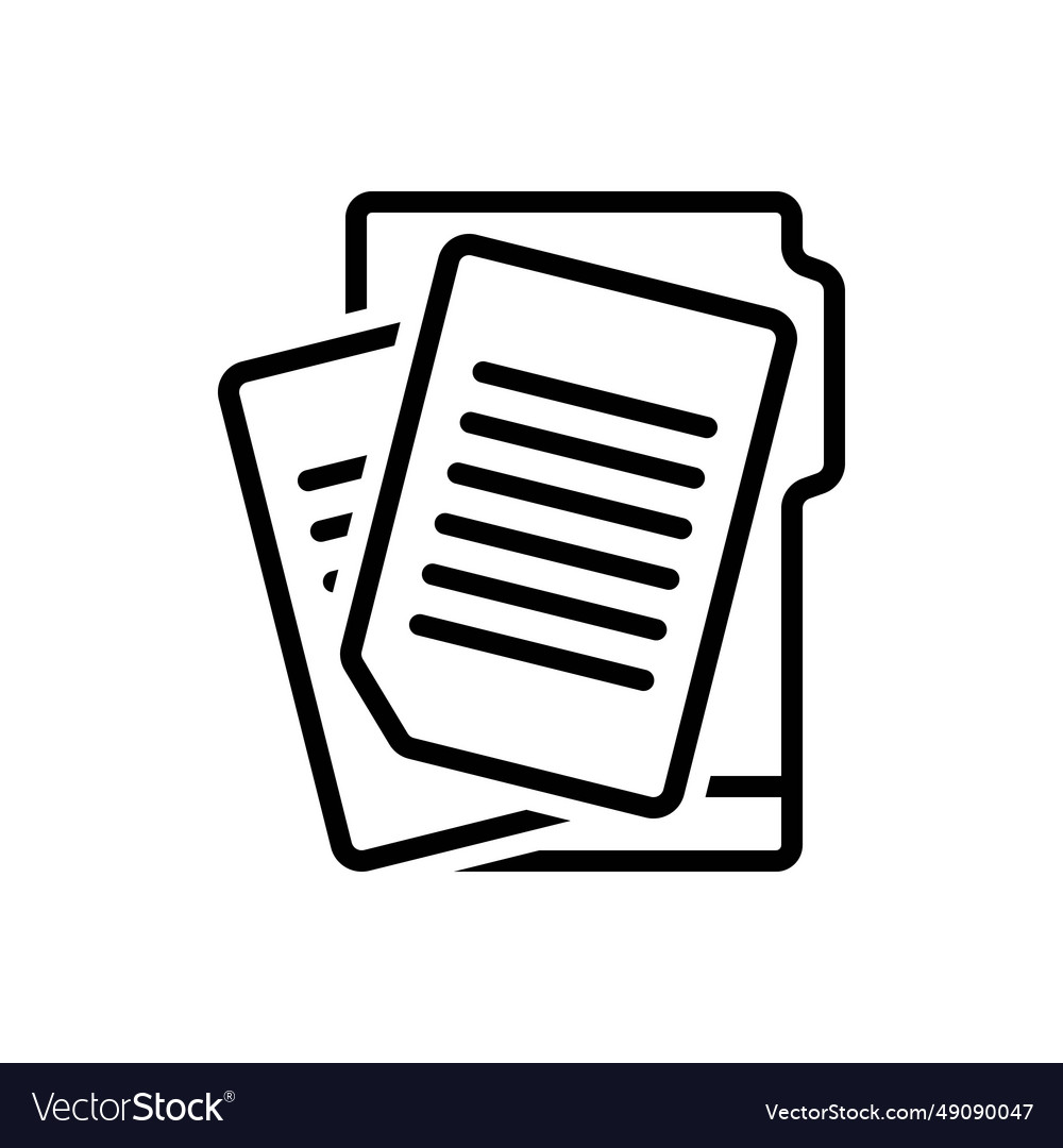 Document Royalty Free Vector Image - VectorStock