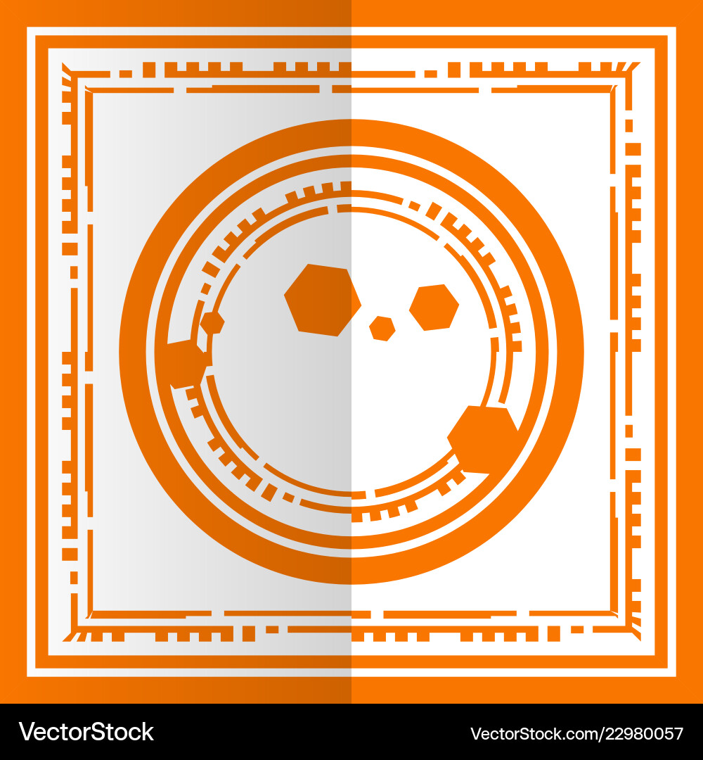 Minimal geometric background square Royalty Free Vector