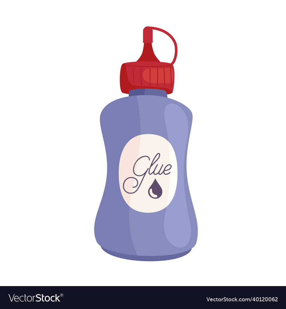 Glue bottle product Royalty Free Vector Image - VectorStock