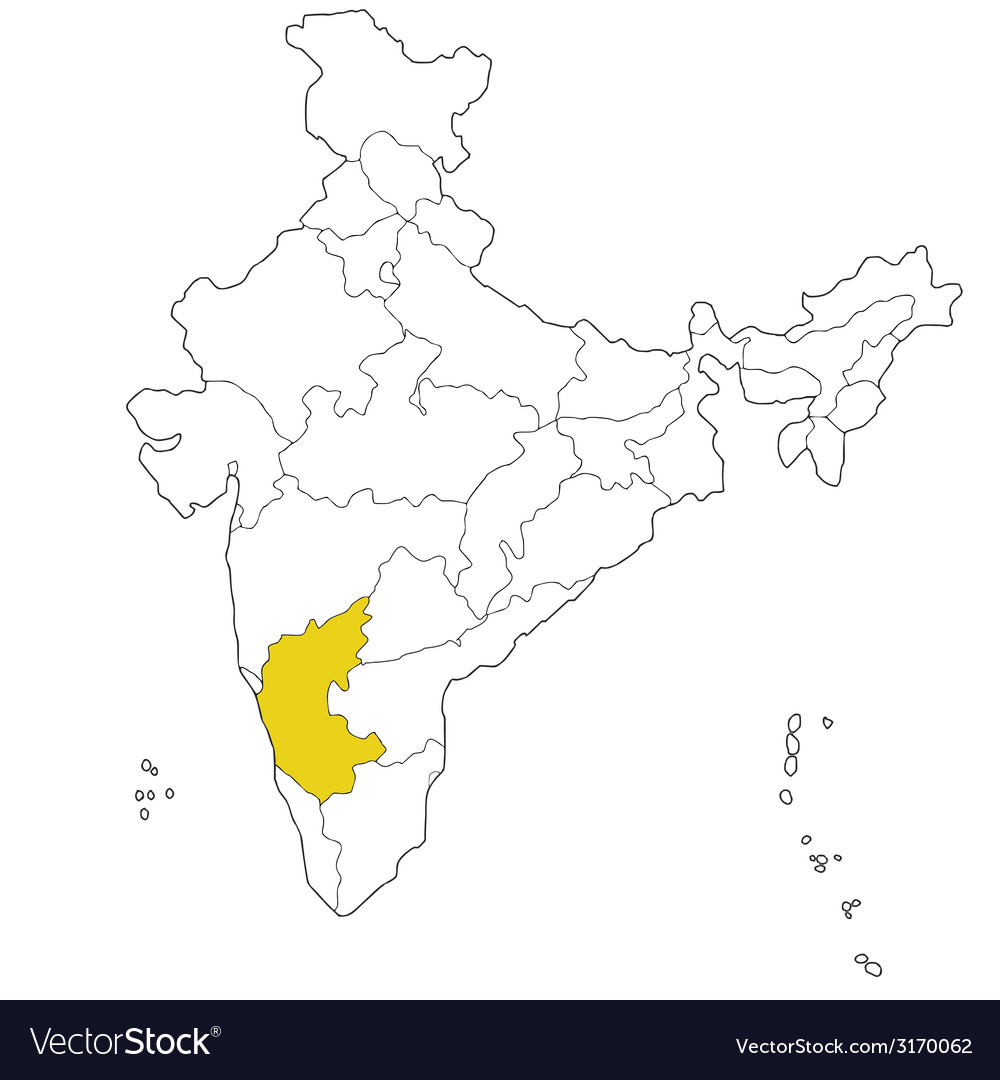 Karnataka Royalty Free Vector Image VectorStock