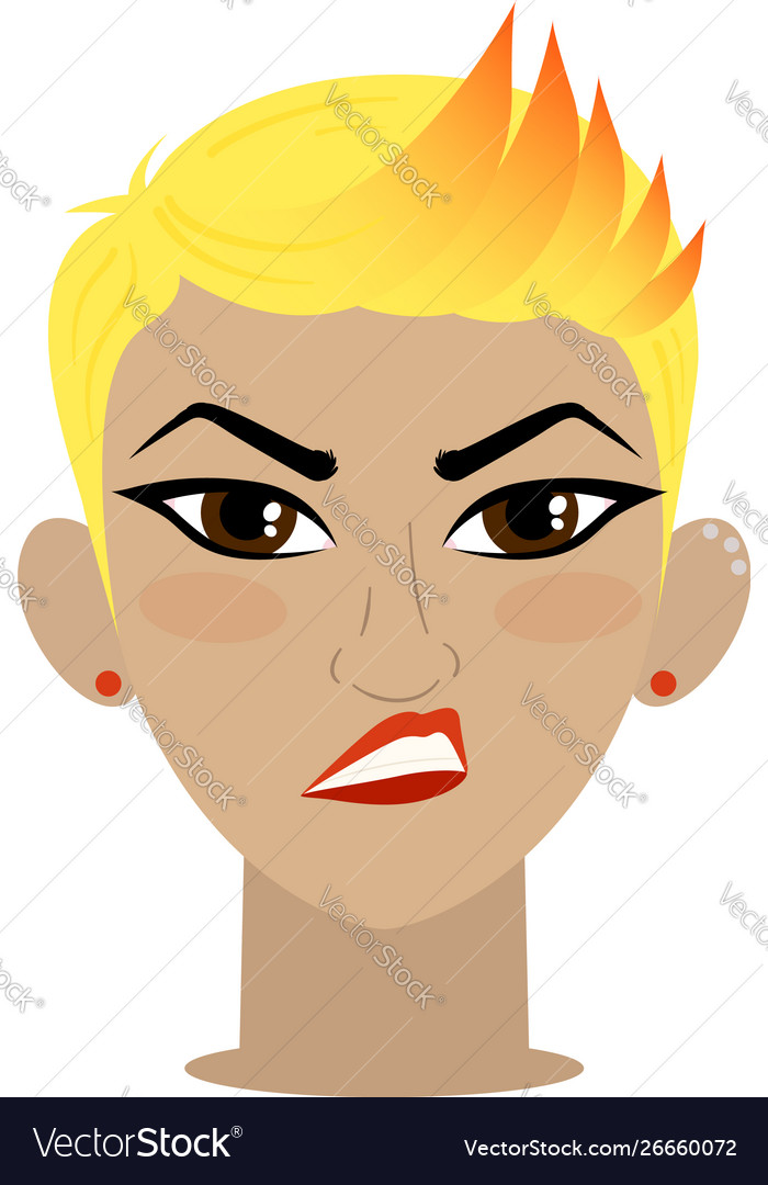 A Woman With Brown Eyes And Hair