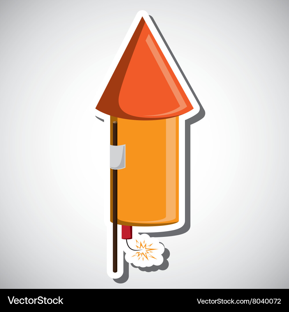 Firework icon design Royalty Free Vector Image
