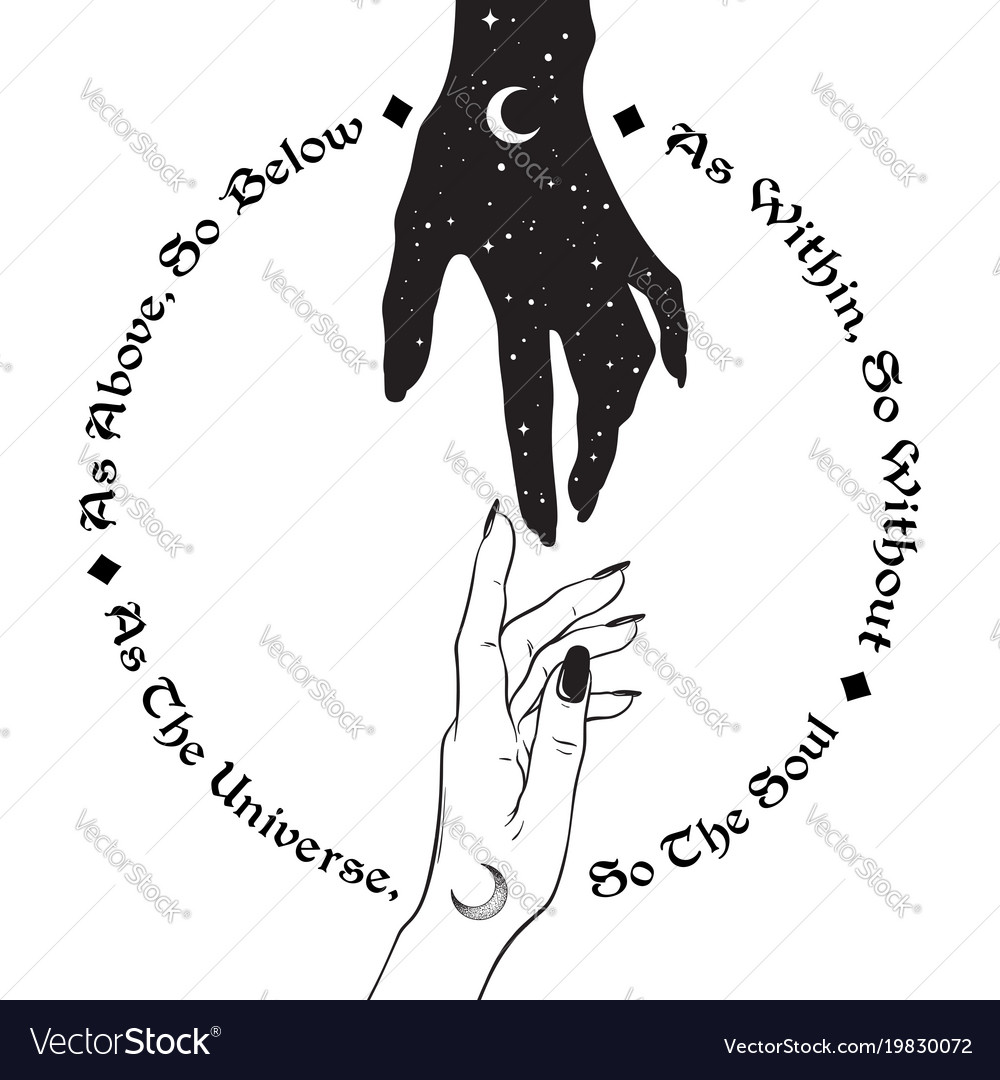 Hand Of Universe Reaching Out To Human Royalty Free Vector hand-of-universe-reaching-out-to-human-royalty-free-vector