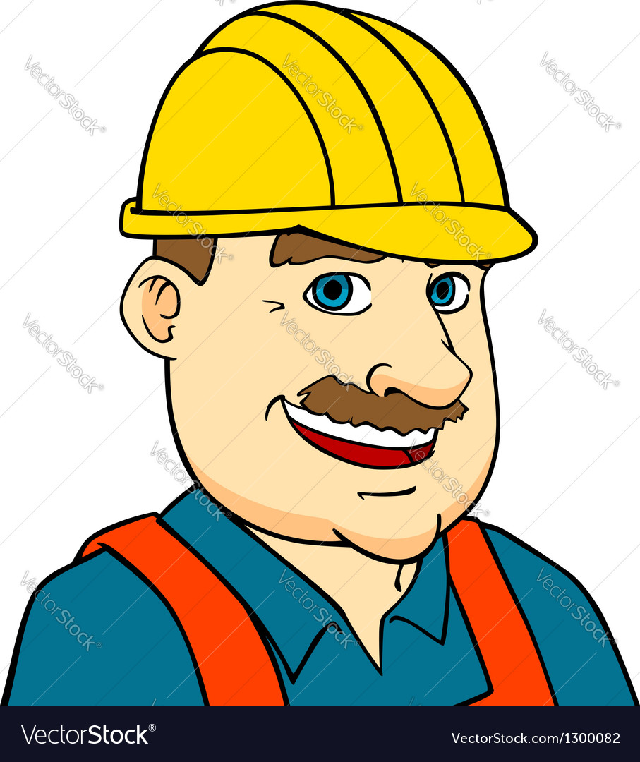 Man builder Royalty Free Vector Image - VectorStock