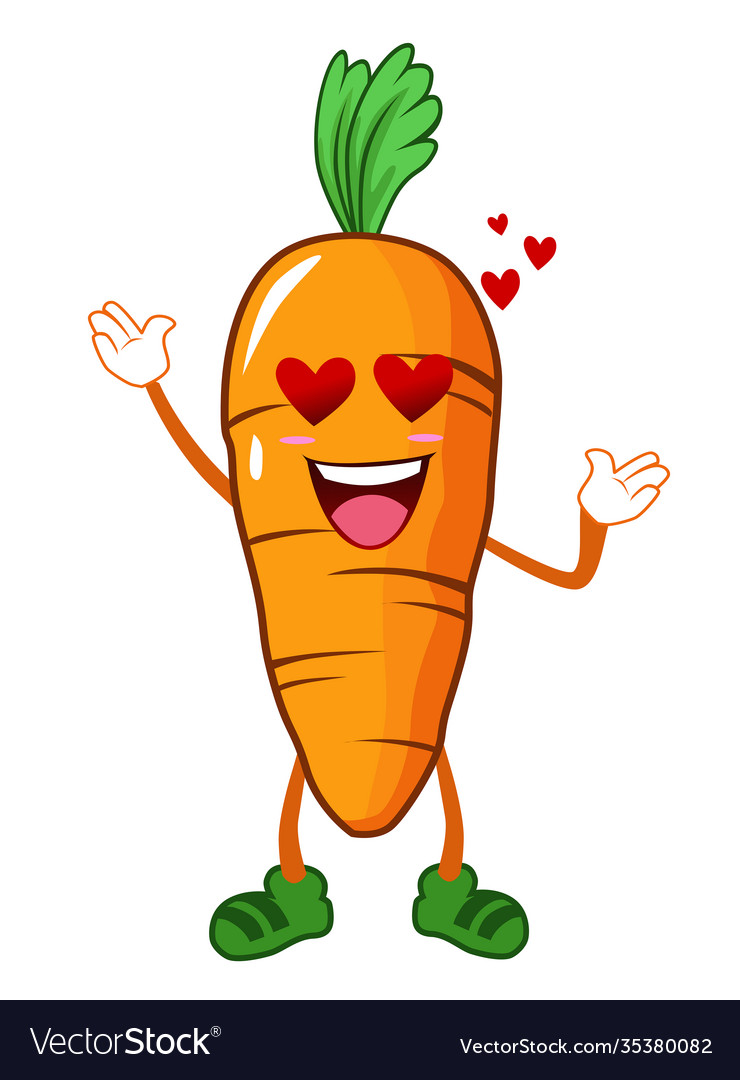 Carrot mascot cartoon Royalty Free Vector Image Carrot mascot cartoon Royalty Free Vector Image