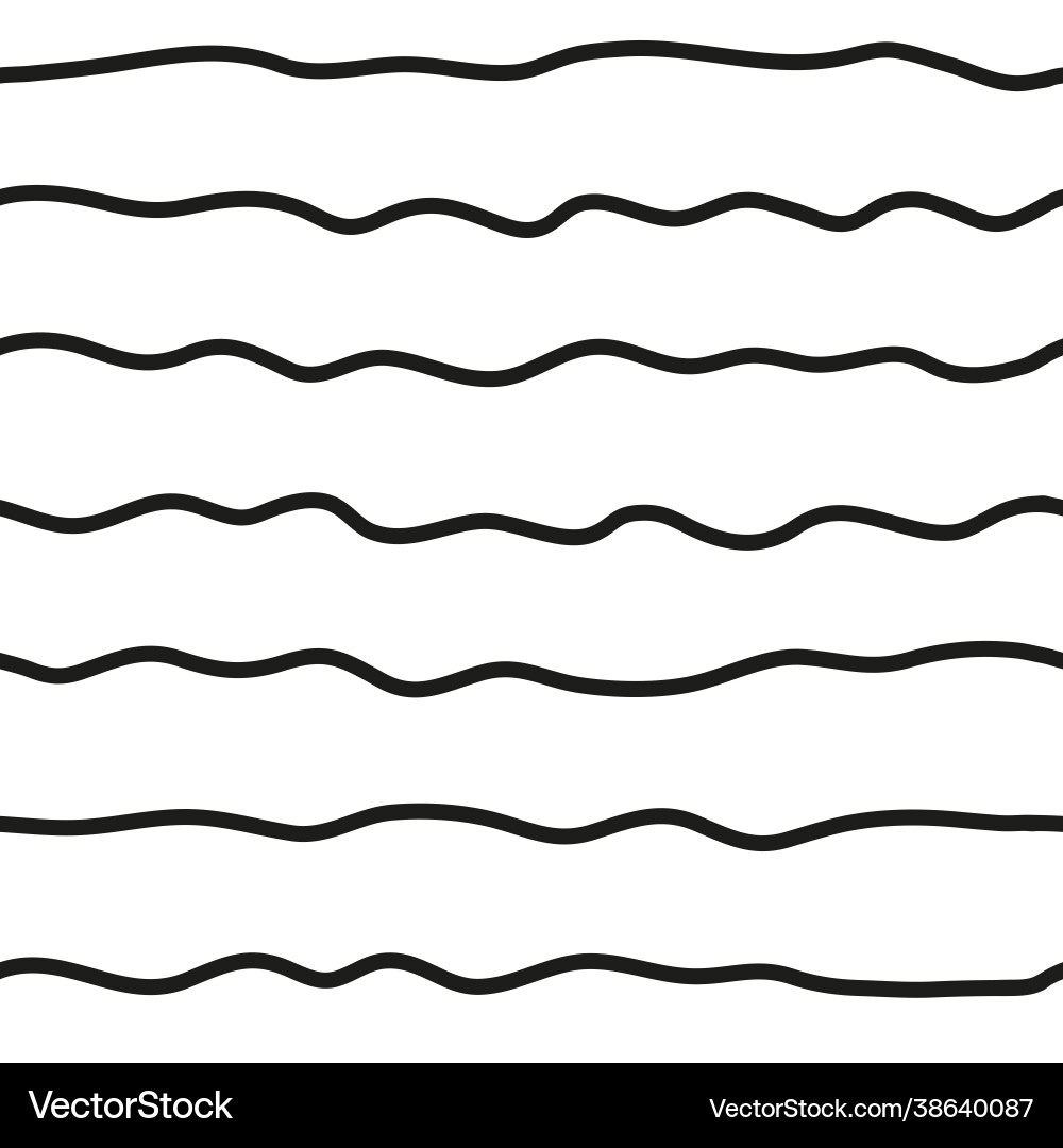 Seamless pattern with waves Royalty Free Vector Image