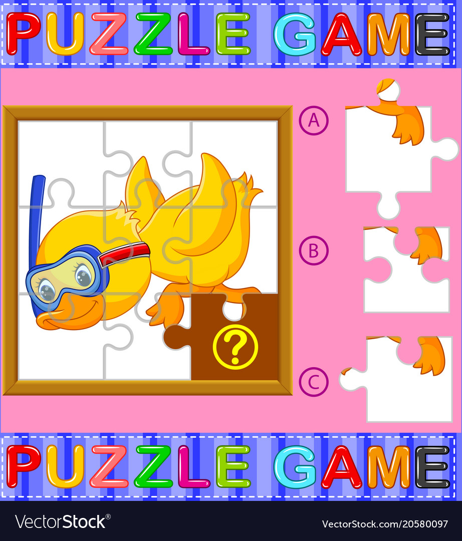 Jigsaw puzzle education game