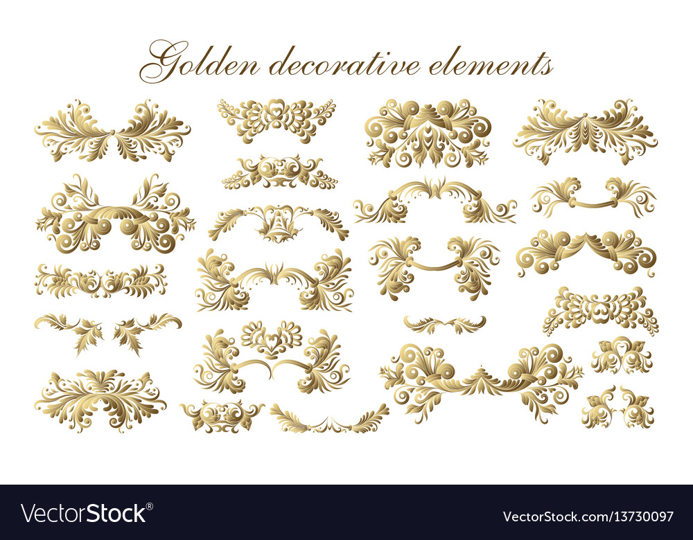 Set graphic elements for design Royalty Free Vector Image