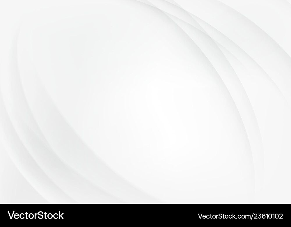Abstract grey white waves and lines pattern Vector Image