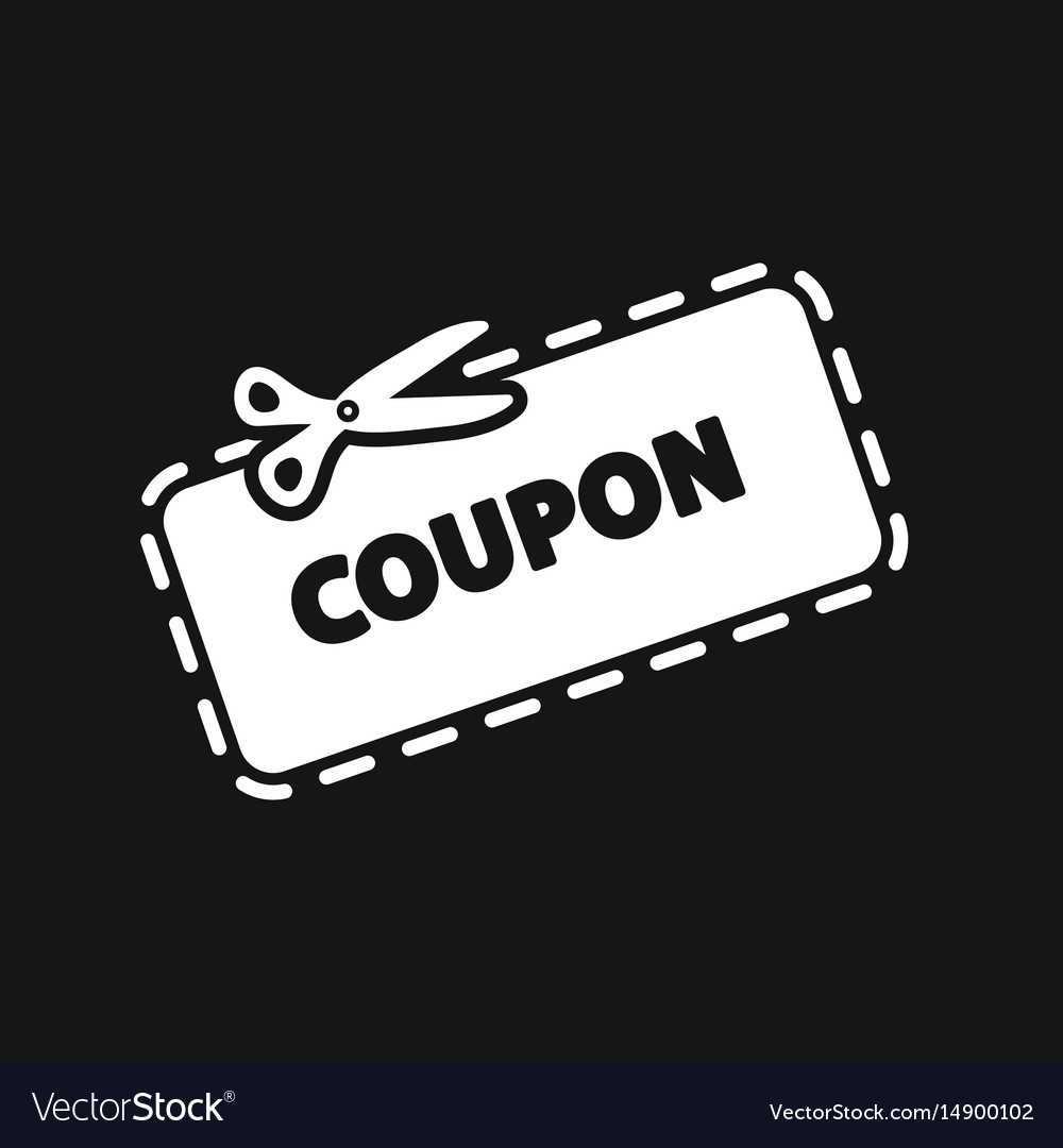 Discount Coupon Icon Royalty Free Vector Image