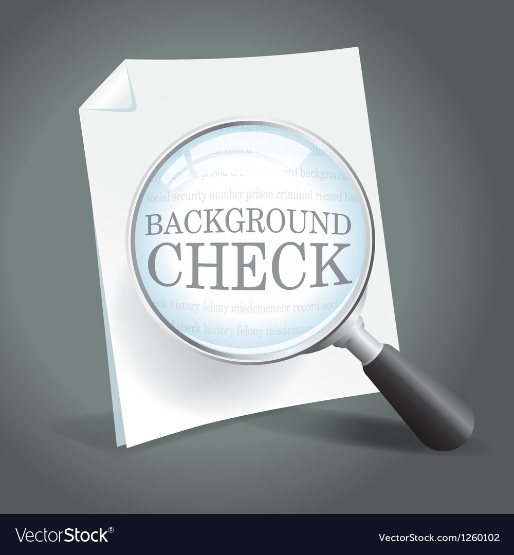 Completely Free Background Check >> Reviewing A Background Check Royalty Free Vector Image Completely Free Background Check >> Reviewing A Background Check Royalty Free Vector Image