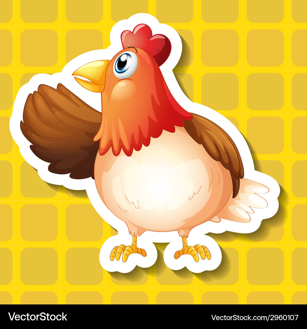 Chicken Royalty Free Vector Image - VectorStock