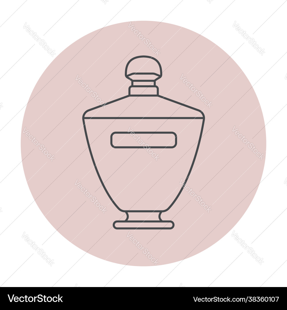 Perfume bottle icon Royalty Free Vector Image - VectorStock