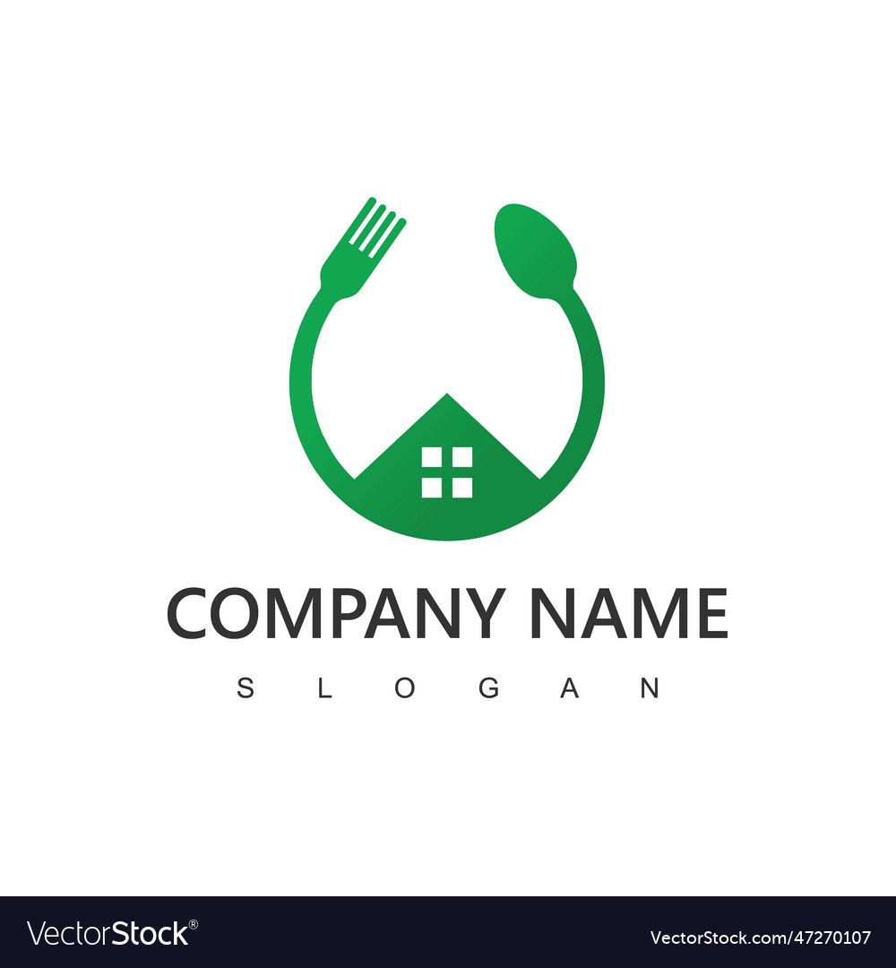 Restaurant Logo Design Template Royalty Free Vector Image