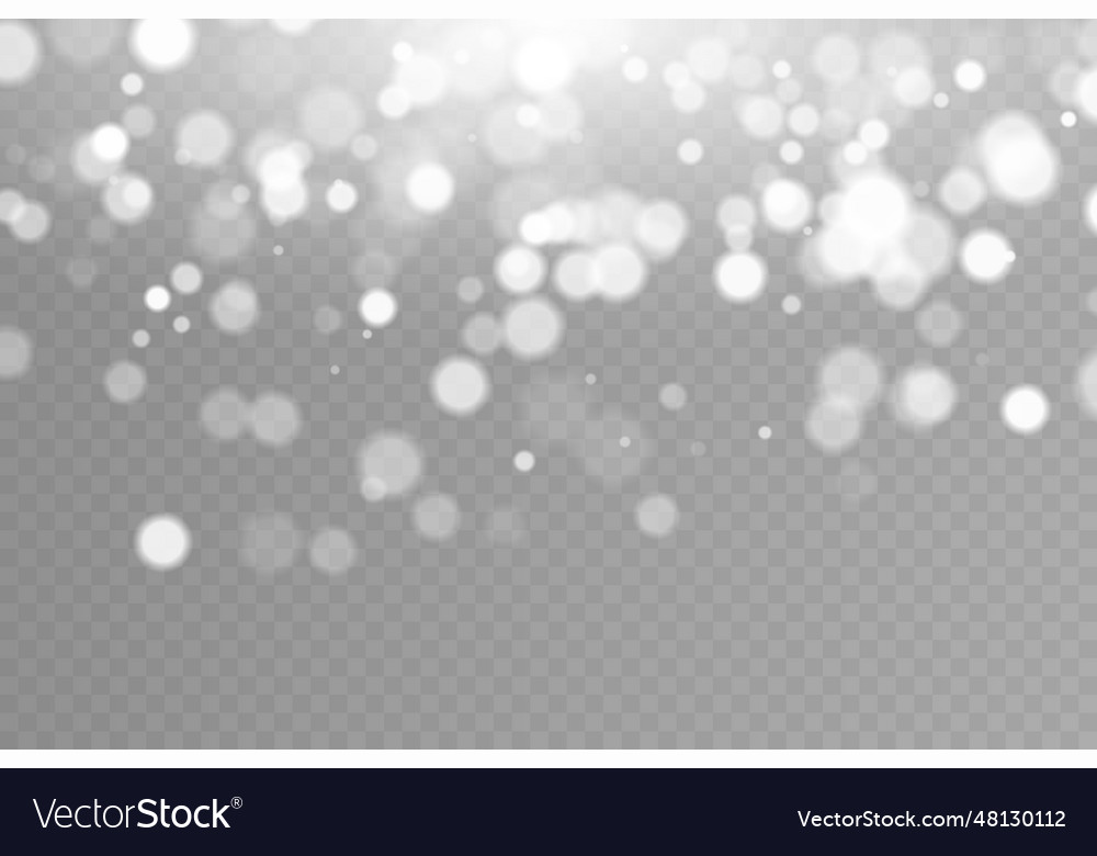 Dust light bokeh light effect Royalty Free Vector Image