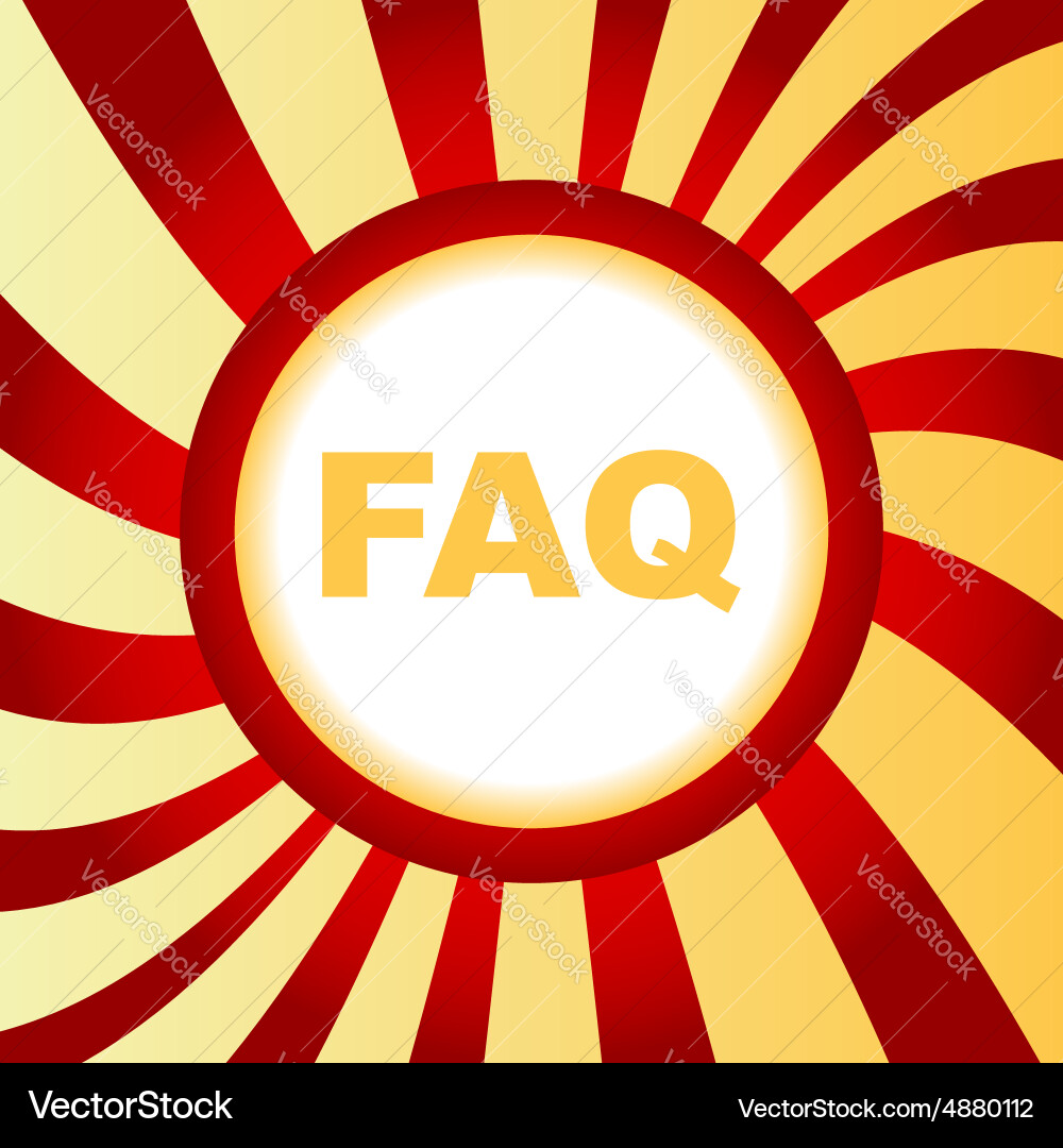 Faq abstract icon Royalty Free Vector Image - VectorStock