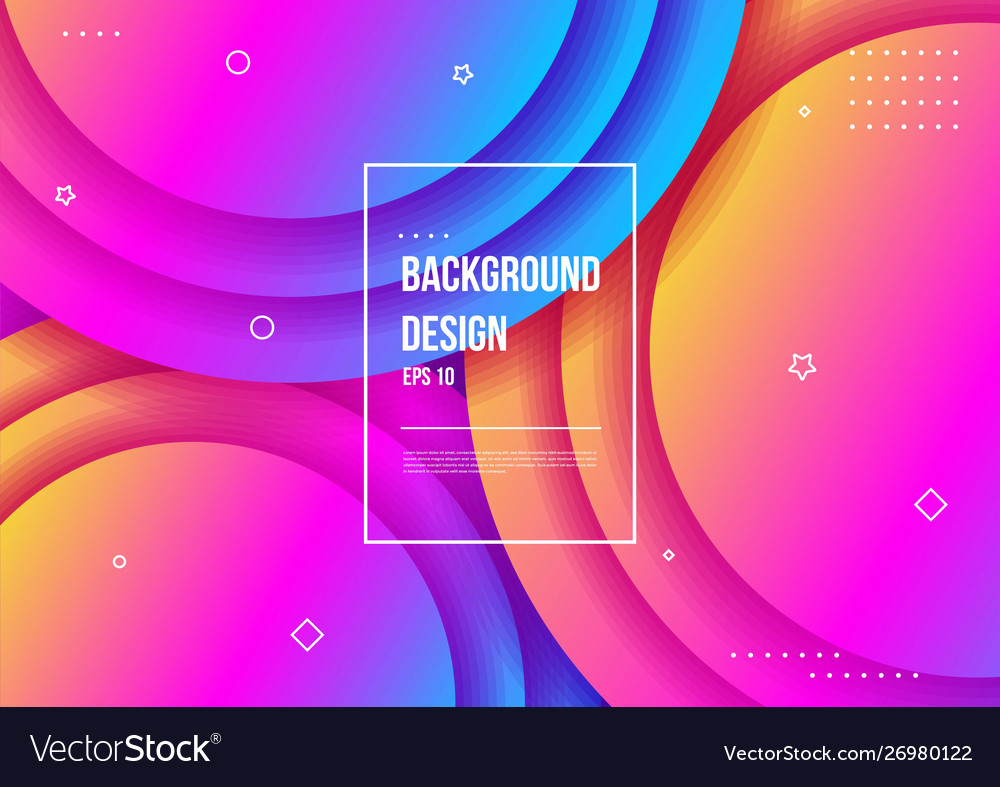 Creative geometric wallpaper trendy fluid flow Vector Image Creative geometric wallpaper trendy fluid flow Vector Image