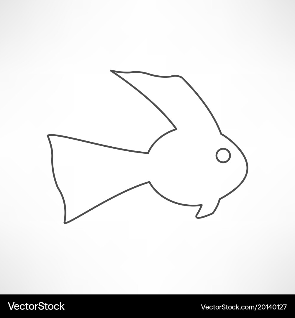Fish icon Royalty Free Vector Image - VectorStock