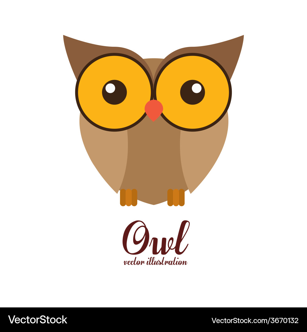 Bird design over white background Royalty Free Vector Image