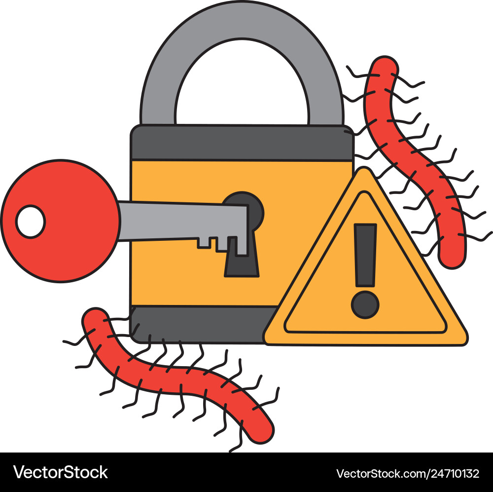 Cyber security data Royalty Free Vector Image - VectorStock